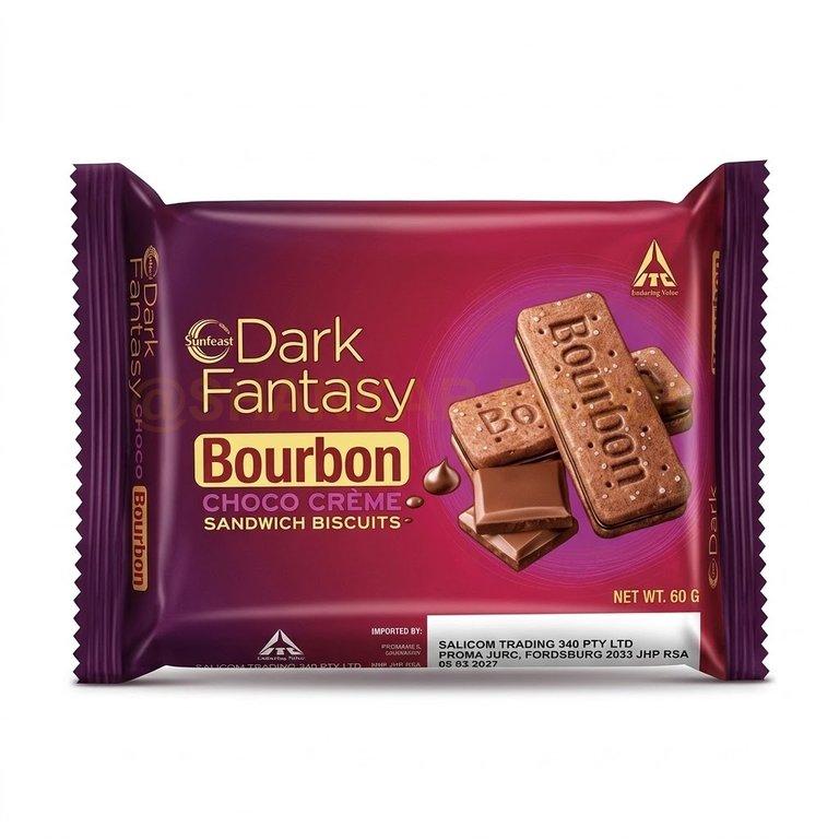 DF BOURBON 4 FOR £1.00 60G